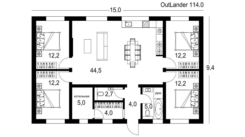 Каталог проектов каменных домов компании ПроДом